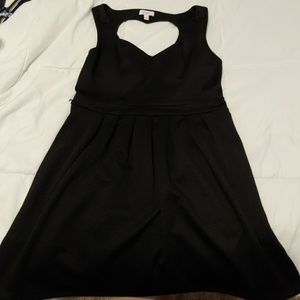 Black heart dress